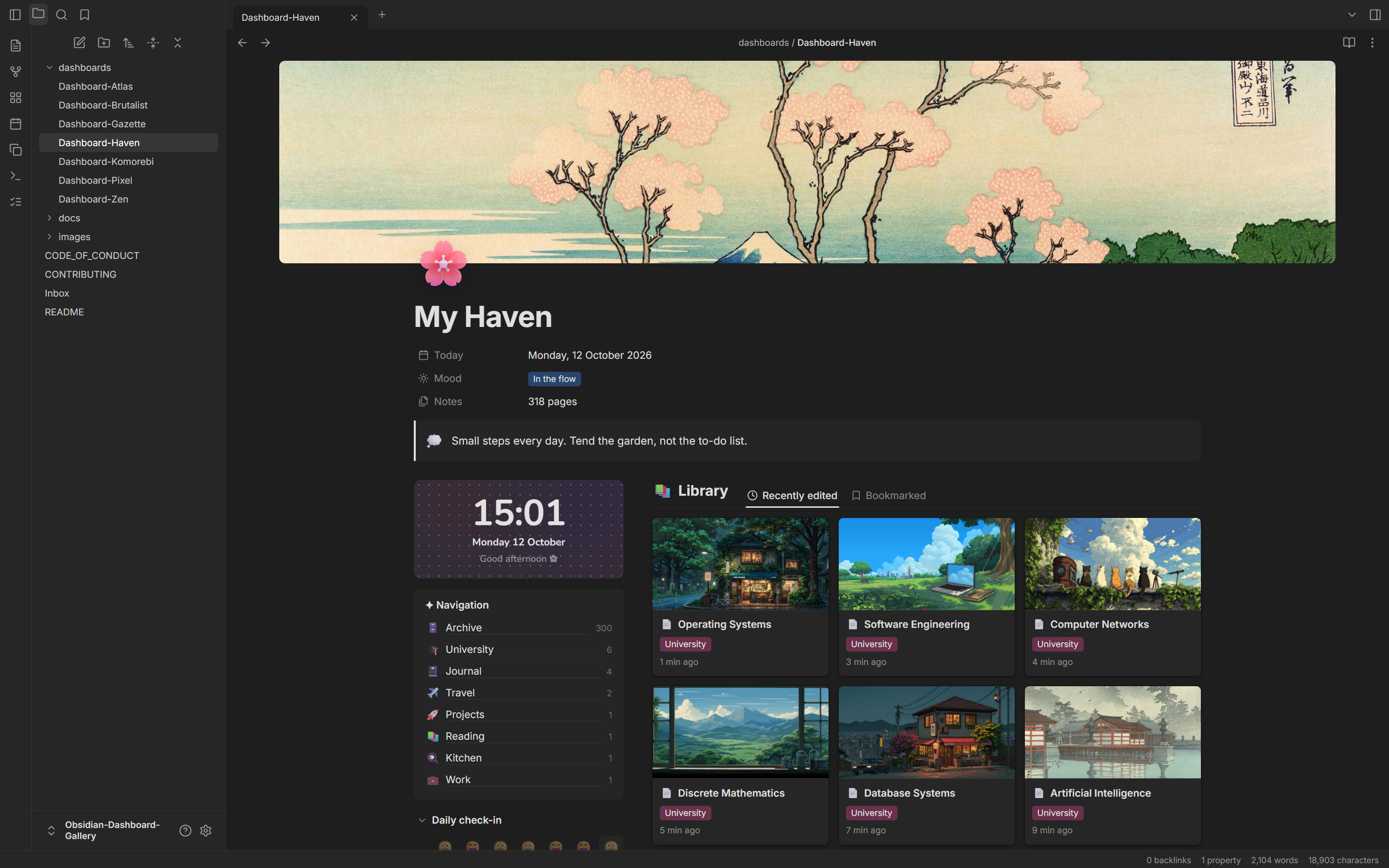 Dashboard Haven